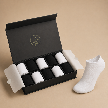 EkoRitual® Korte Bambussokker 5-pack