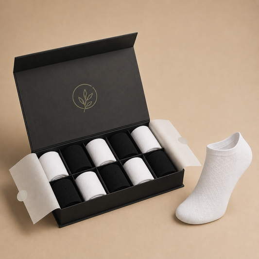 EkoRitual® Korte Bambussokker 5-pack